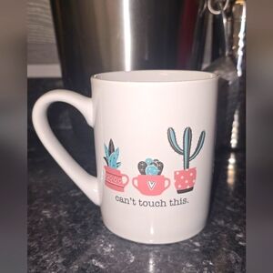 SET OF TWO 'Can't Touch This' Coffee Mug and STEMLESS WINE GLASS 🌵 🏜 Theme🌵